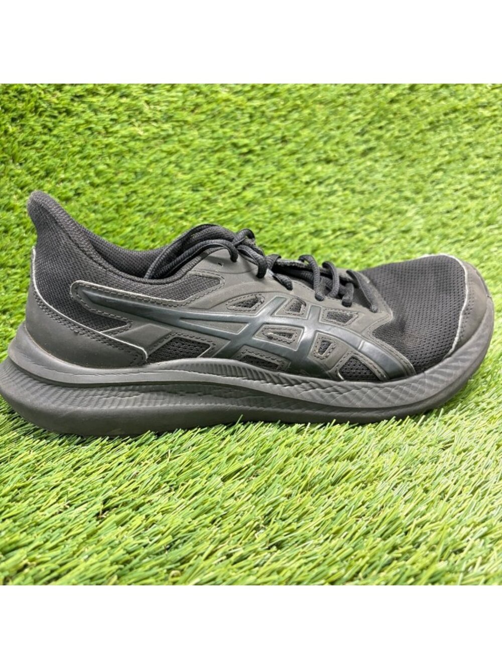 Asics Jolt 4 Womens Size 9.5 All Black Athletic Running Walking Shoes Sneakers